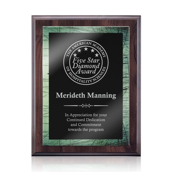 Farnsworth/Caprice Plaque - Cherry/Green... from ASI 84592 St Regis Group / St Regis