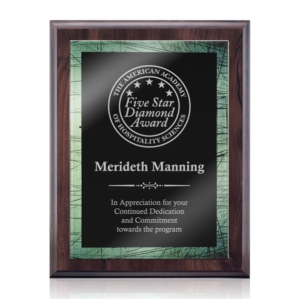 Farnsworth/Caprice Plaque - Cherry/Green... from ASI 84592 St Regis Group / St Regis