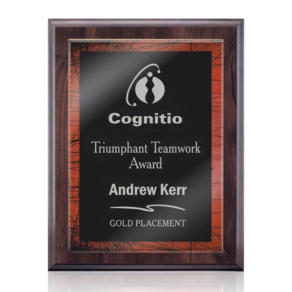 Farnsworth/Caprice Plaque - Cherry/Red 8"x10"... from ASI 84592 St Regis Group / St Regis