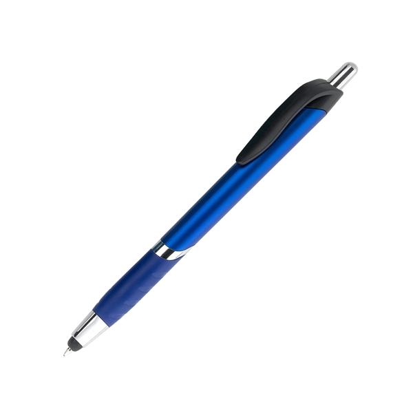 Retractable Stylus pen, with colored barrel and matching colored grip and... from ASI 44368 ZZ DROPPED -Cedar Crest Manufacturing / Cedar Crest