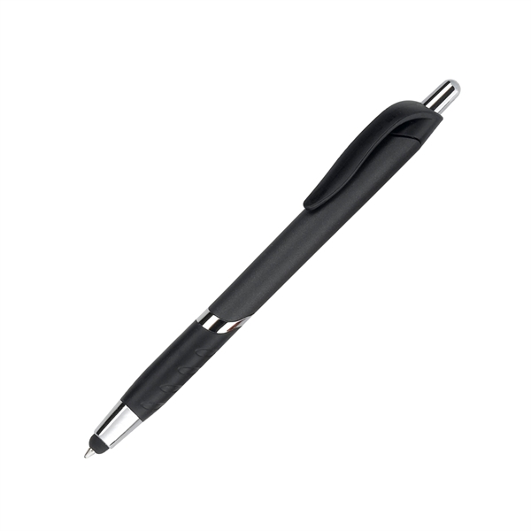 Retractable Stylus pen, with colored barrel and matching colored grip and... from ASI 44368 ZZ DROPPED -Cedar Crest Manufacturing / Cedar Crest