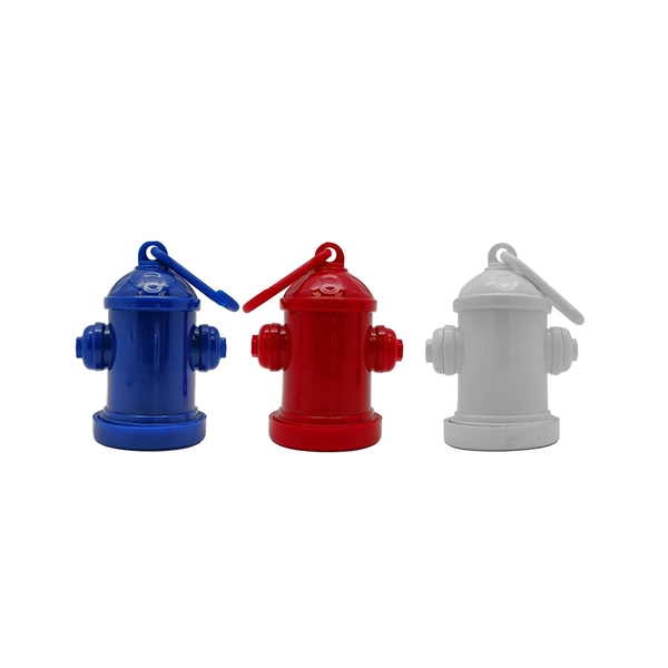 Fire hydrant shaped bag dispenser for pet cleanup.... from ASI 90859 Tempo Industries Inc