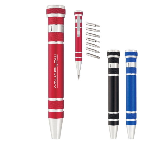 8 In 1 aluminum multi-tool kit.... from ASI 61125 Hit Promotional Products / Hit®