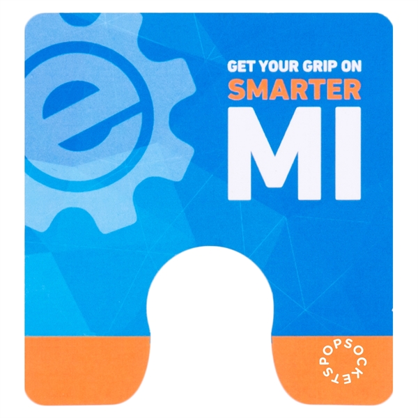 Full color custom printed card. Additional marketing space for Pop Grips... from ASI 62124 iClick, Inc. / iClick®