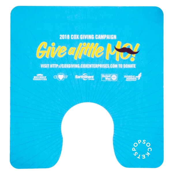 Full color custom printed card. Additional marketing space for Pop Grips... from ASI 62124 iClick, Inc. / iClick®