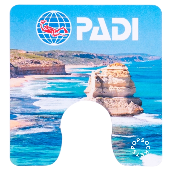 Full color custom printed card. Additional marketing space for Pop Grips... from ASI 62124 iClick, Inc. / iClick®