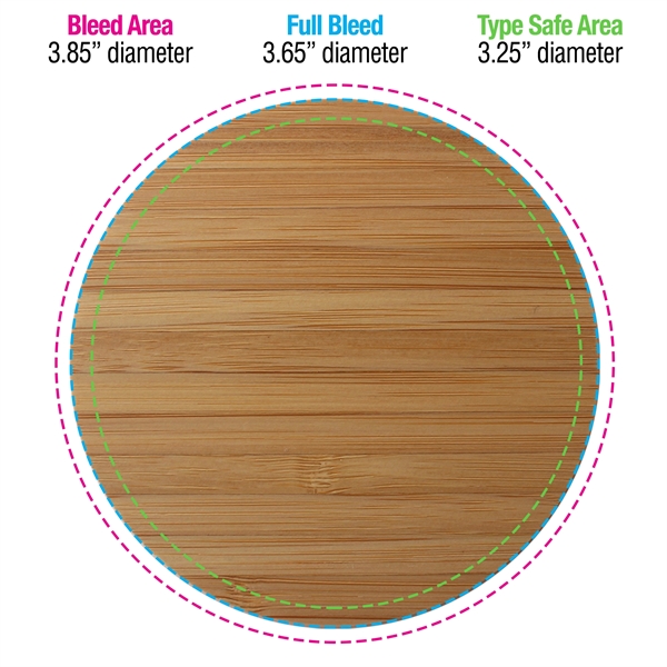 15 watts, Made from sustainable bamboo, Charges any wireless-enabled device, Detachable... from ASI 62124 iClick, Inc. / iClick®
