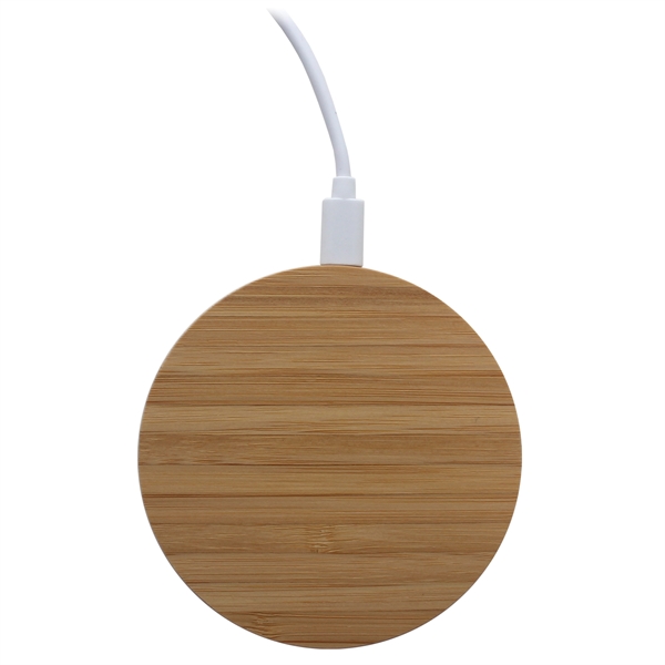 15 watts, Made from sustainable bamboo, Charges any wireless-enabled device, Detachable... from ASI 62124 iClick, Inc. / iClick®