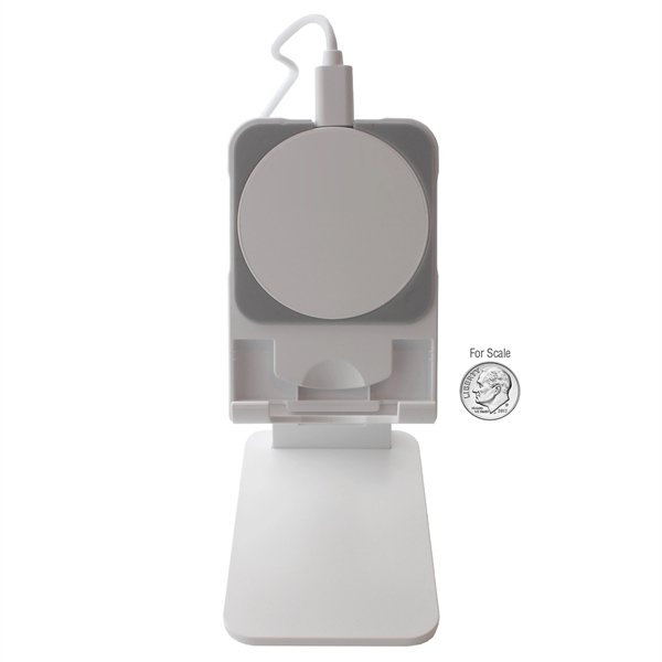 15 watts; Adjustable, collapsible phone stand; Removable wireless charger; MagSafe-enabled; Charges... from ASI 62124 iClick, Inc. / iClick®