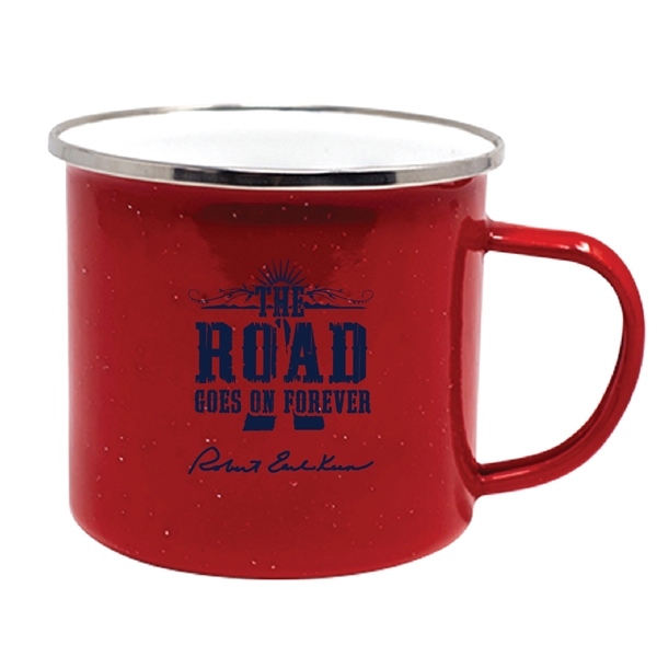 17 Oz. Porcelain Enamel Over Steel Western Style Mug.... from ASI 74245 Nordic Co Inc / Nordic Promos