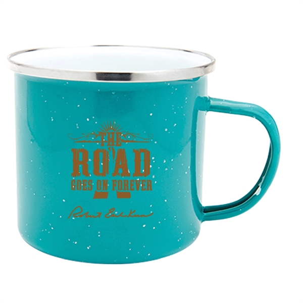 17 Oz. Porcelain Enamel Over Steel Western Style Mug.... from ASI 74245 Nordic Co Inc / Nordic Promos