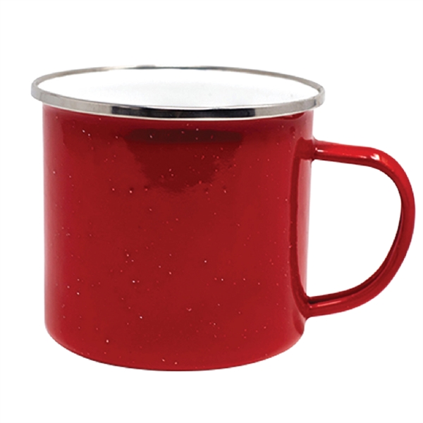 17 Oz. Porcelain Enamel Over Steel Western Style Mug.... from ASI 74245 Nordic Co Inc / Nordic Promos