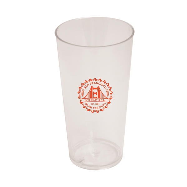 16 oz. Pint Glass made from tough crystal styrene.... from ASI 38980 Bay State Specialty Co