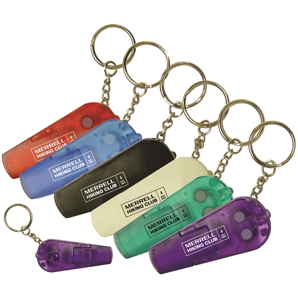 LED Whistle Keychain.... from ASI 38980 Bay State Specialty Co