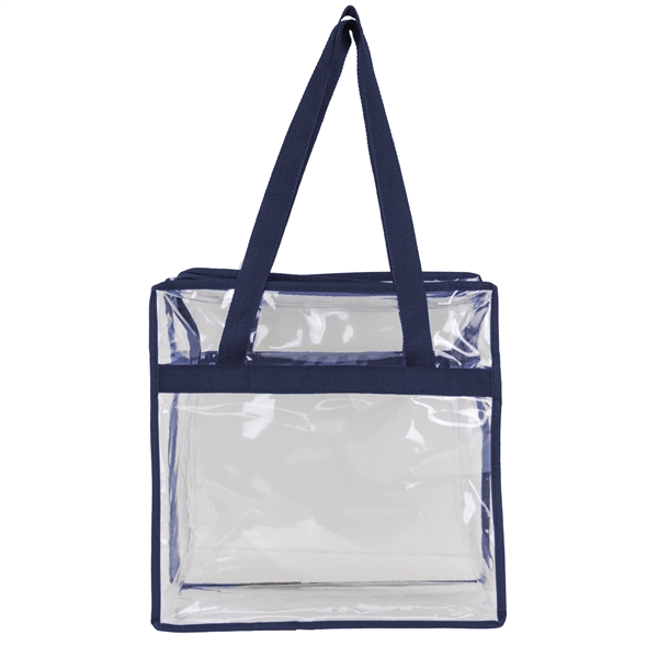 Transparent zippered tote bag which complies with the new NFL stadium... from ASI 34800 Alstar Creations / Alstar Line