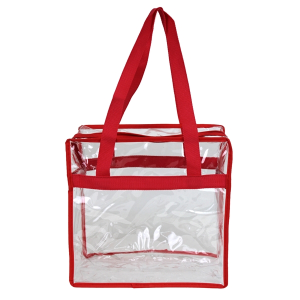 Transparent zippered tote bag which complies with the new NFL stadium... from ASI 34800 Alstar Creations / Alstar Line