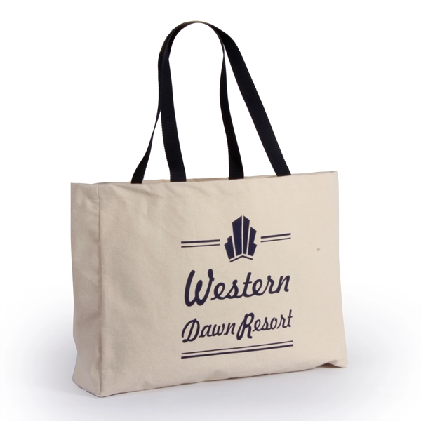 Natural canvas tote bag used for documents and school supplies.... from ASI 66230 Landes Inc