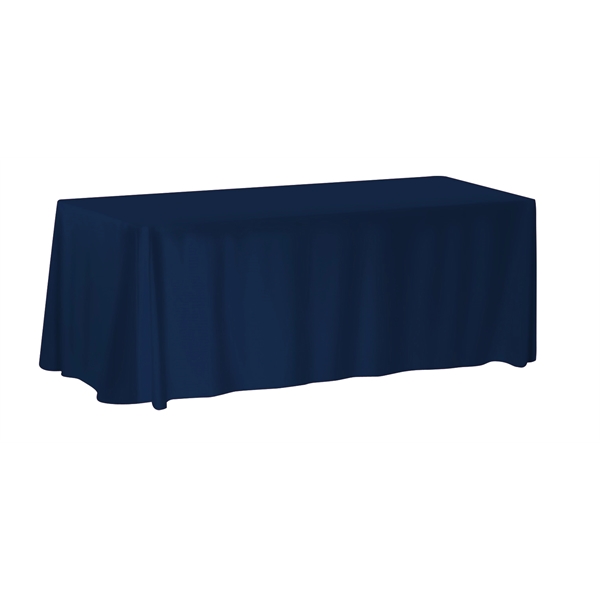 Customizable 6' table cover that's both wrinkle-resistant and flame-retardant; available as... from ASI 90807 Tekweld