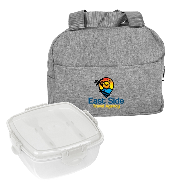 Portion Control Heathered Cooler... from ASI 30208 A P Specialties / AP Specialties