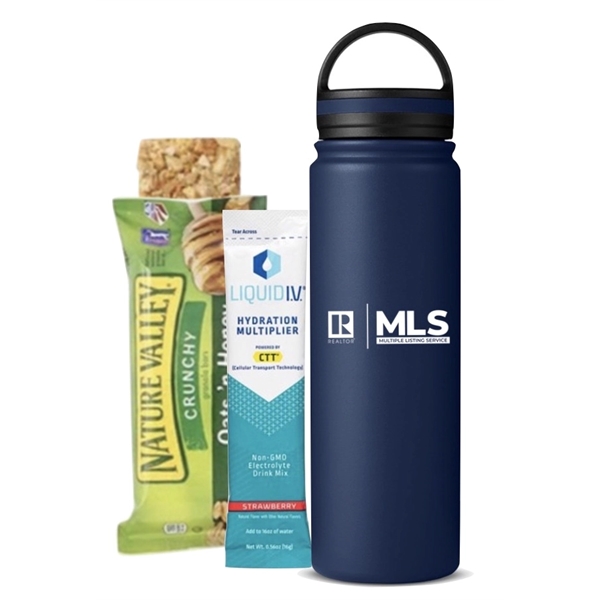 24 oz Stainless Sport Bottle Kit... from ASI 89971 Stuff A Mug