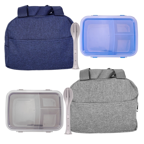 Handy Heathered Lunch To Go Set... from ASI 30208 A P Specialties / AP Specialties