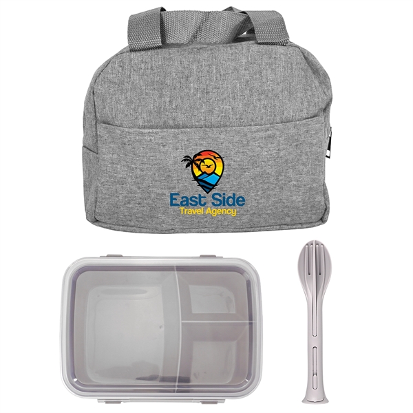 Handy Heathered Lunch To Go Set... from ASI 30208 A P Specialties / AP Specialties