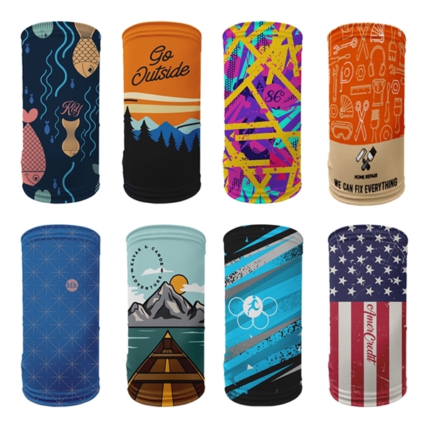 Imprint your logo in full color, Polyester/Spandex Material, The perfect accessory... from ASI 67557 LimeLight Ent / Limelight USA