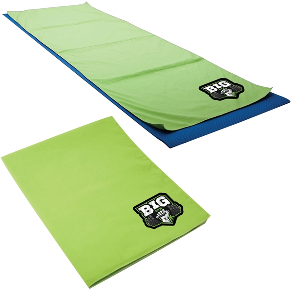 The Yoga Mat Towel makes the perfect workout towel due to... from ASI 61966 HPG / Mixie