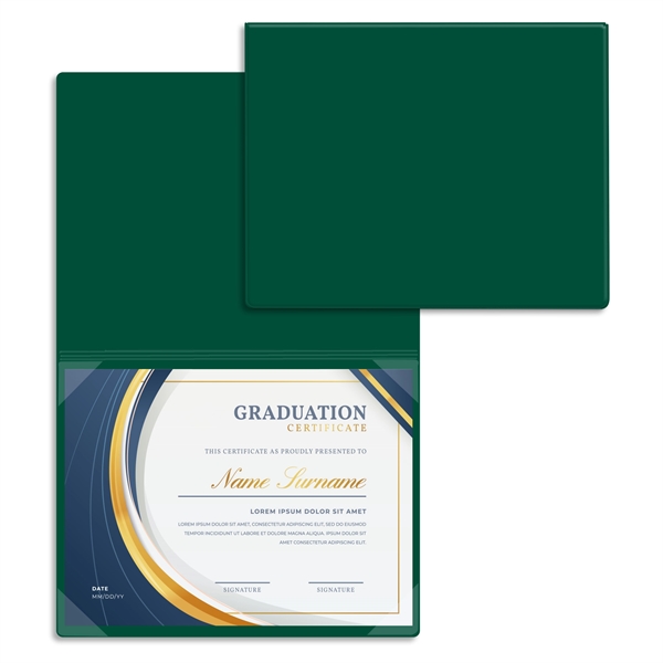 Vinyl certificate/diploma folder that's bound at the top, standard with four... from ASI 54040 Fey Promo