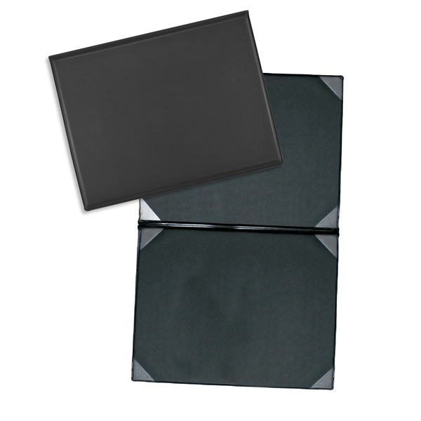 Vinyl certificate folder that's bound, front and back padded, with 8... from ASI 54040 Fey Promo