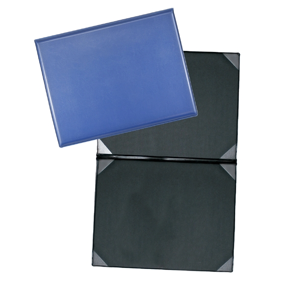 Vinyl certificate folder that's bound, front and back padded, with 8... from ASI 54040 Fey Promo