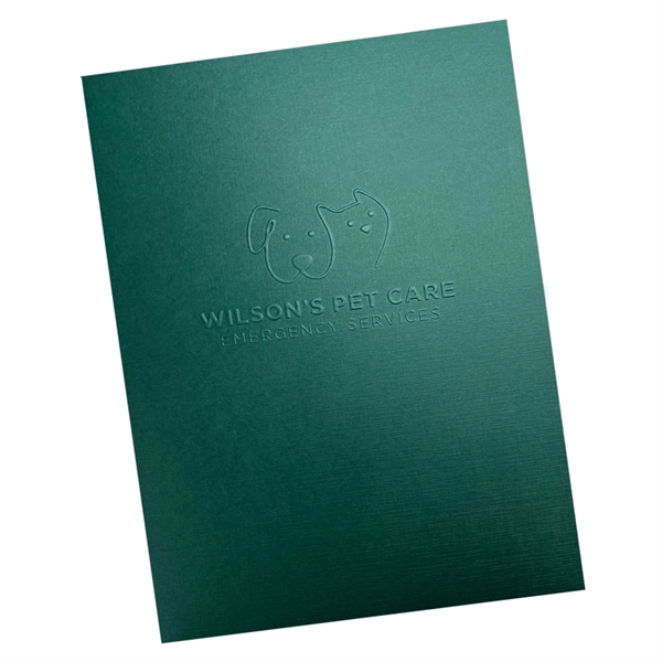 Group D Premium Linen blind embossed with standard business card slots.... from ASI 32050 Admore / Admore®