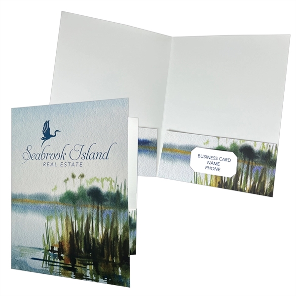 Presentation Folder printed full color on 12 or 14 PT C1S... from ASI 32050 Admore / Admore®