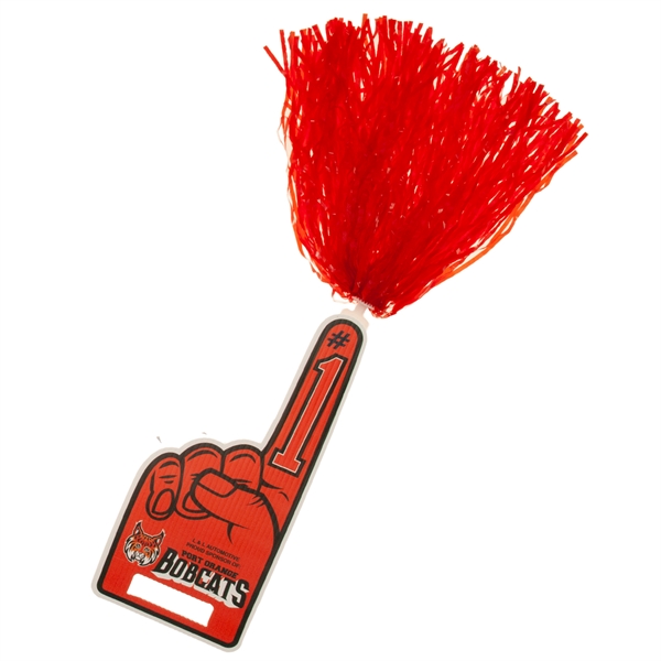 Full Color Hand Held #1 Finger Sign... from ASI 77280 Pepco Poms