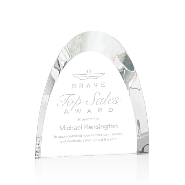 The dramatic curved bevel of the Omega award creates an extraordinary... from ASI 84592 St Regis Group / St Regis