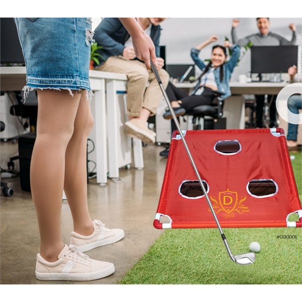 Portable pop-up chip golf game with 16 soft foam balls, golf... from ASI 76730 Peerless Umbrella Co Inc / Threads By Peerless