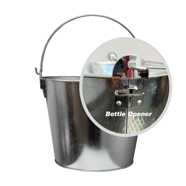 5 quart ice bucket with a bottle opener and handle.... from ASI 76730 Peerless Umbrella Co Inc / Threads By Peerless