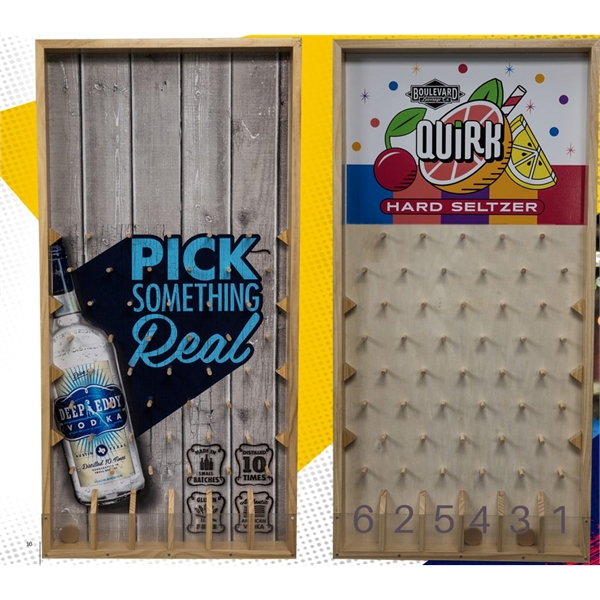 24" x 48" Wooden disc drop game with carrying case.... from ASI 76730 Peerless Umbrella Co Inc / Threads By Peerless