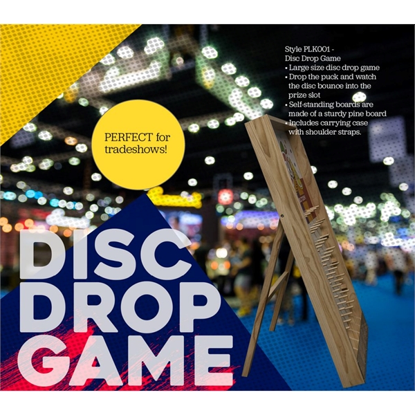 24" x 48" Wooden disc drop game with carrying case.... from ASI 76730 Peerless Umbrella Co Inc / Threads By Peerless