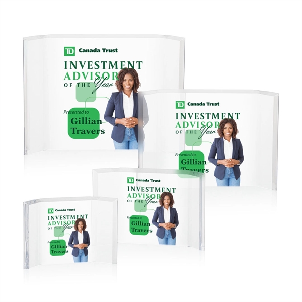 The freestanding Aylmer VividPrint™ Award beautifully frames your words of recognition... from ASI 84592 St Regis Group / St Regis