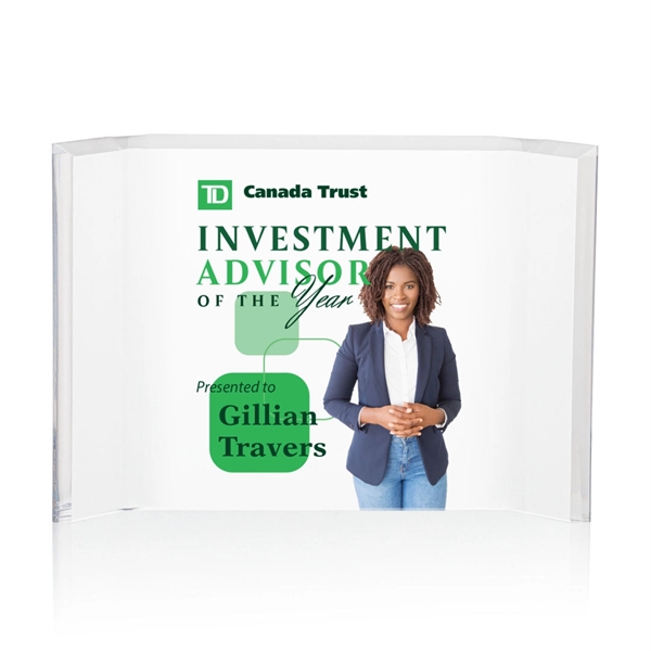 The freestanding Aylmer VividPrint™ Award beautifully frames your words of recognition... from ASI 84592 St Regis Group / St Regis