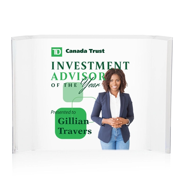 The freestanding Aylmer VividPrint™ Award beautifully frames your words of recognition... from ASI 84592 St Regis Group / St Regis