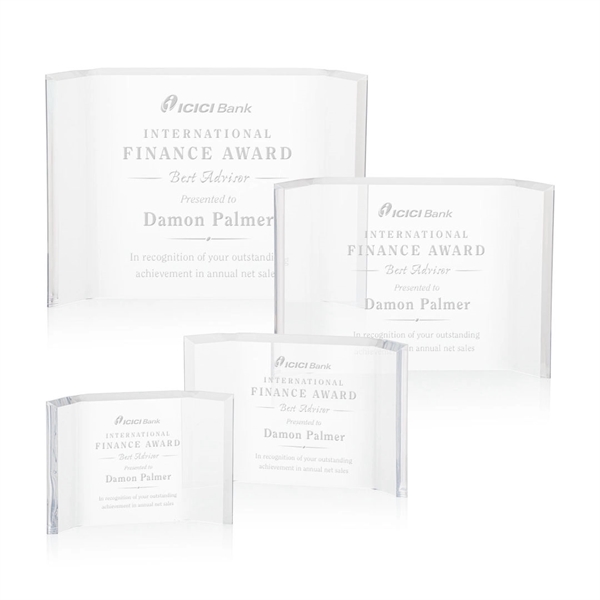 The freestanding Acrylic Aylmer Award beautifully frames your words of recognition!... from ASI 84592 St Regis Group / St Regis