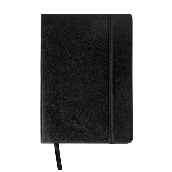 Leather notebook crafted with high-performance polyurethane (PU) covers for durability, color... from ASI 57956 Graphco line