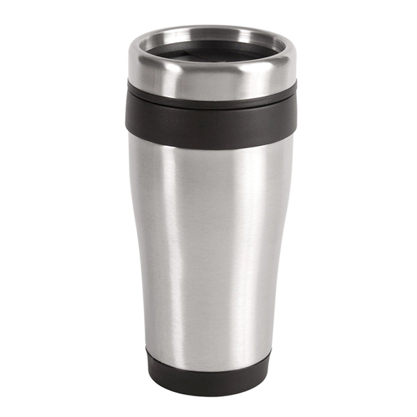 Classic shaped 16 oz. double wall insulated travel tumbler with stainless... from ASI 57956 Graphco line