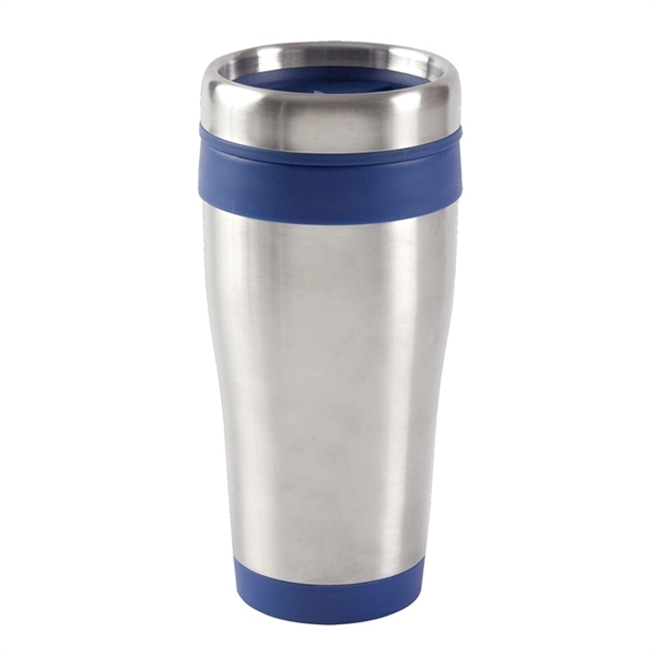 Classic shaped 16 oz. double wall insulated travel tumbler with stainless... from ASI 57956 Graphco line