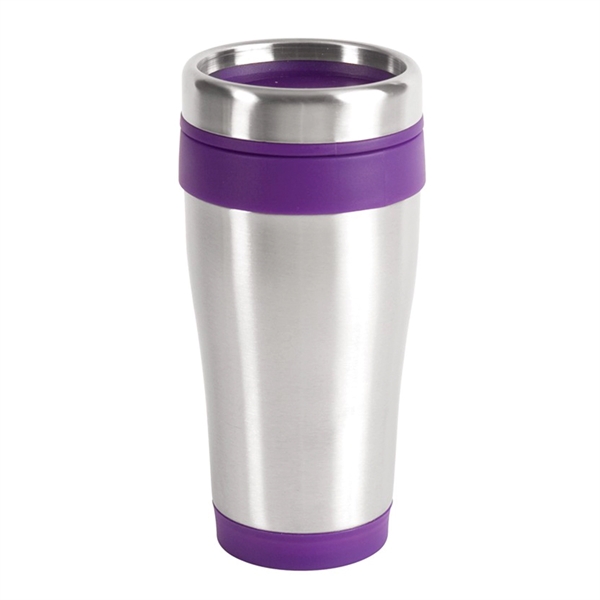 Classic shaped 16 oz. double wall insulated travel tumbler with stainless... from ASI 57956 Graphco line