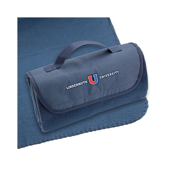 100% Polyester Fleece blanket rolls up for easy carrying.... from ASI 57956 Graphco line