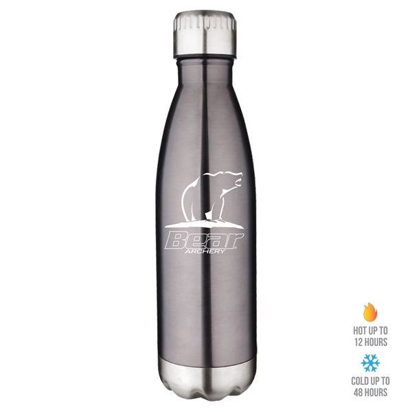 Drinkware gift set with a 17 oz. stainless steel bottle and... from ASI 90807 Tekweld