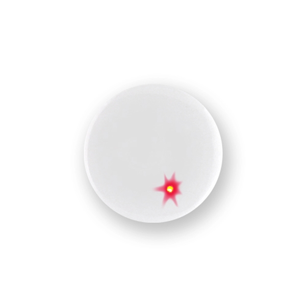 Full color one piece round blinking LED button laminated with mylar... from ASI 93520 Ventura Inc